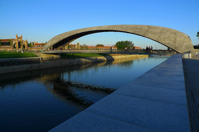Madrid Río en el barrio de Legazpi
