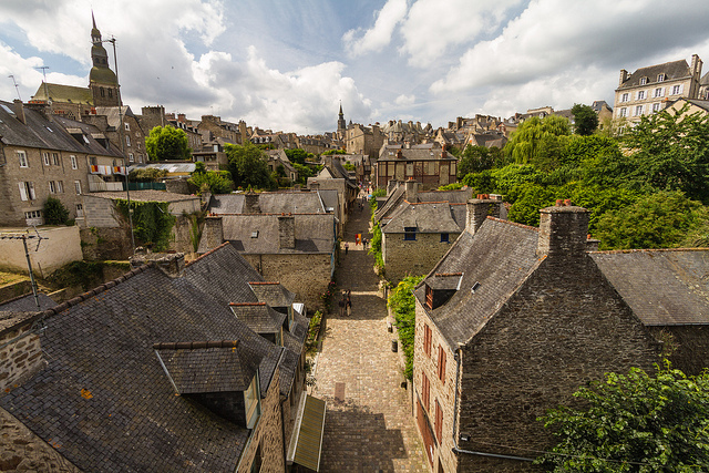 Dinan en la Bretaña francesa