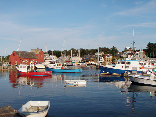 Rockport en Nueva Inglaterra