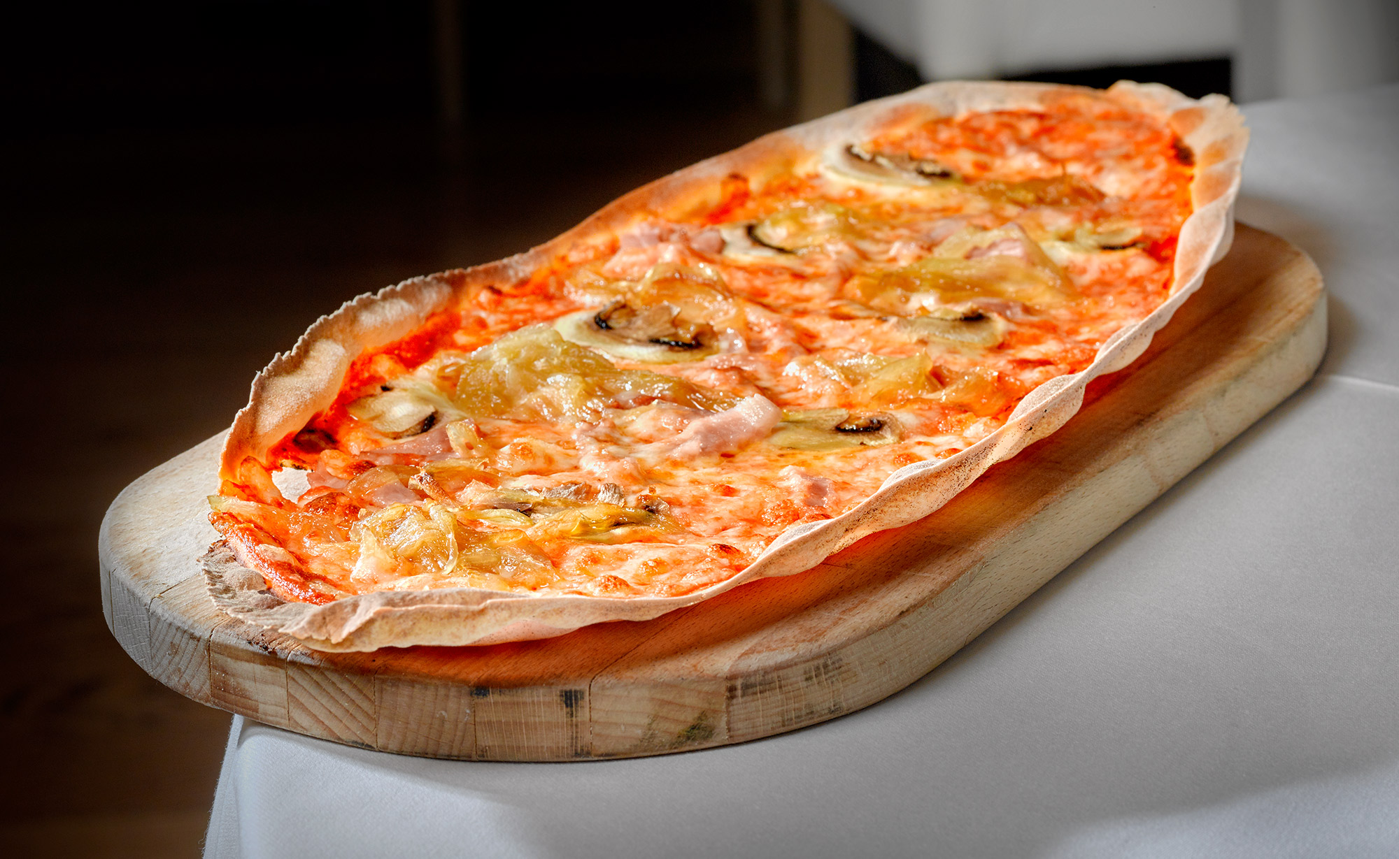 Pizza de Don Lisander, uno de los mejores restaurantes italianos en Madrid