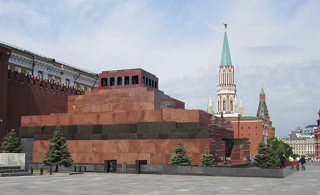 Mausoleo de Lenin en la Plaza Roja de Moscú