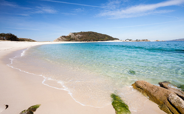 Playa de Rodas en Pontevedra