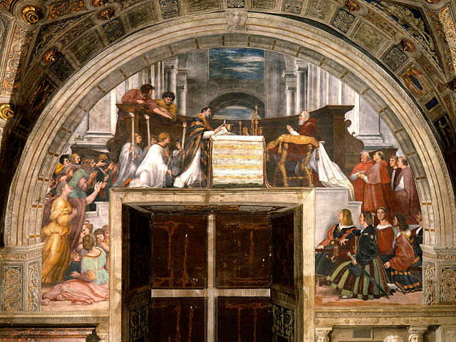 Misa de Bolsena, una de las obras de Rafael