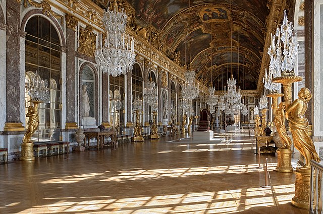 Galería de los Espejos del Palacio de Versalles