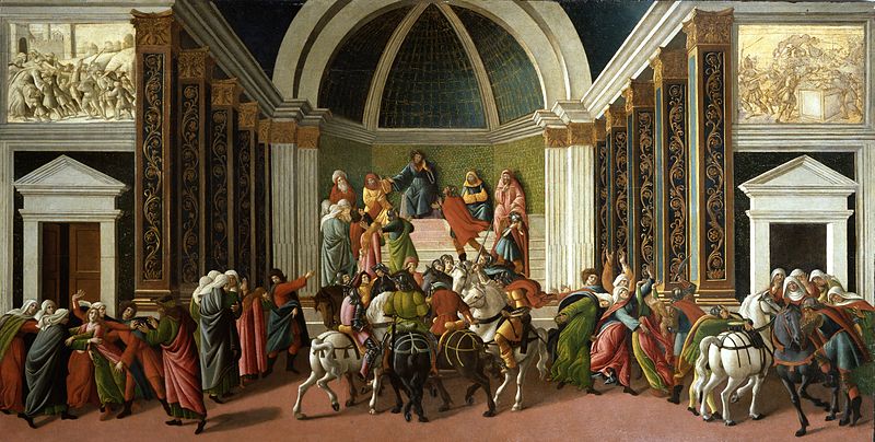 Historias de Virginia de Botticelli.