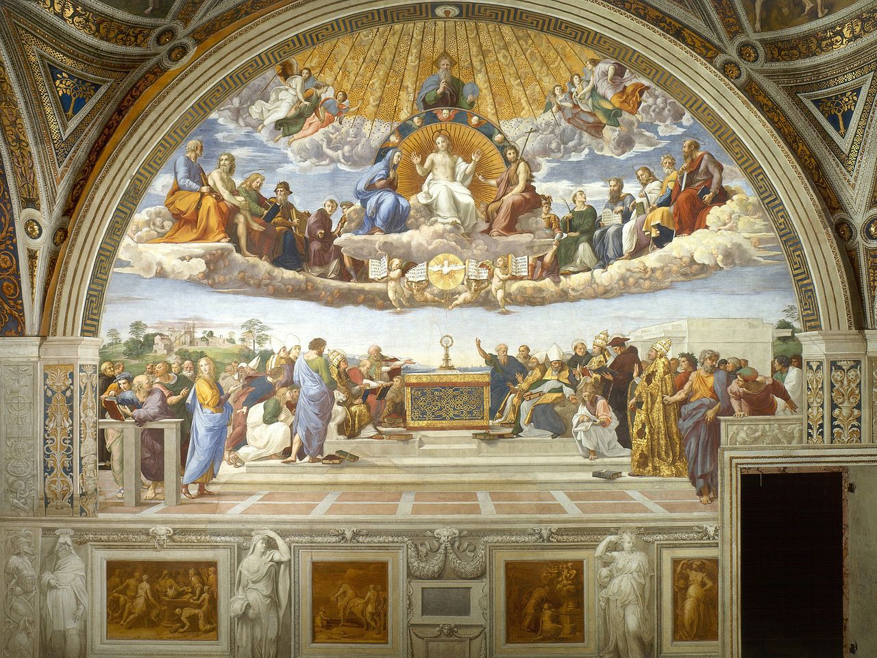 La disputa del Sacramente de Rafael