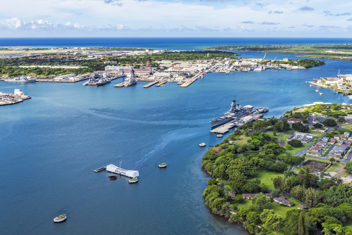 Pearl Harbour, escenario de la Segunda Guerra Mundial