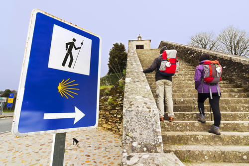 Peregrinos en el Camino de Santiago