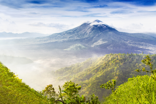 Volcán Batur en la isla de Bali