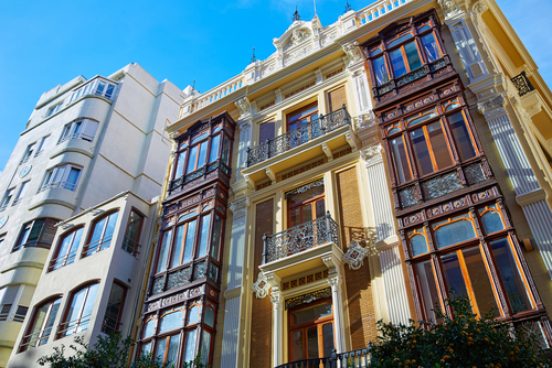 Paseo de Ruzafa, lugar para alojarse en Valencia