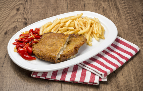 Cachopo, plato de comida asturiana