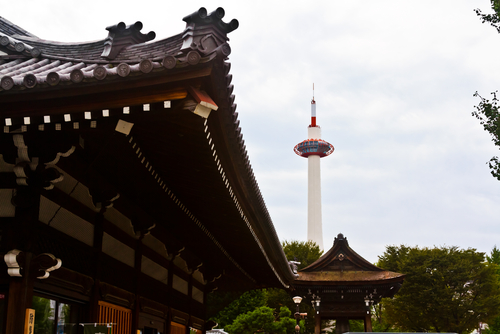 Vista de la Torre de Kioto