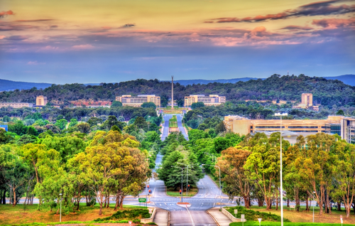 Camberra, una de las ciudades de Australia