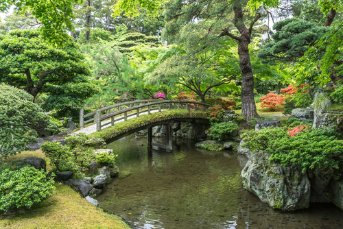 Jardines del palacio imperial, una de los tesoros de Kioto