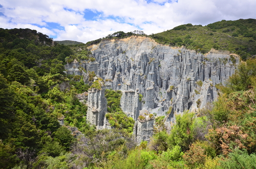 Pináculos dePutangirua en Nueva Zelanda
