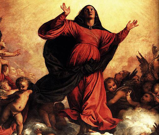 Asunción dela Virgen de Tiziano