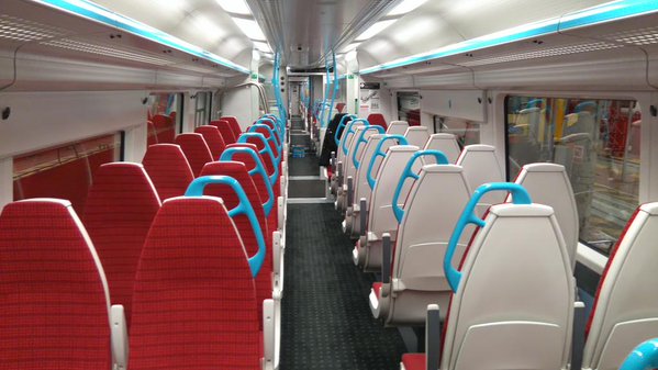 Interior del Gatwick Express