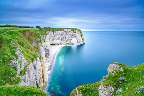 Acantilados de Etretat en Normandía