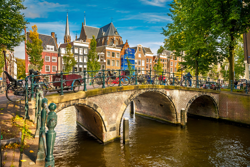Tiempo en ámsterdam, canales en verano