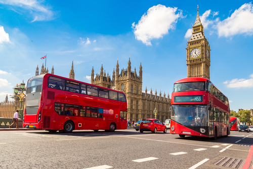 Autobuses en Londres