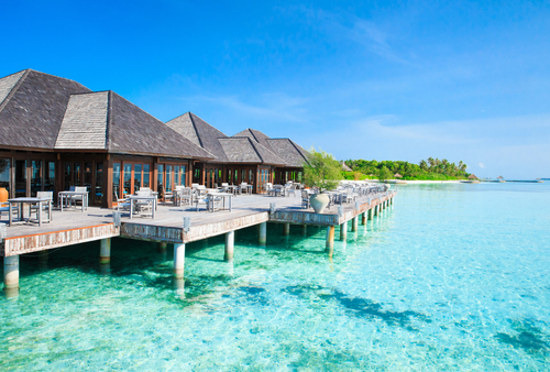 Resort en las islas Maldivas