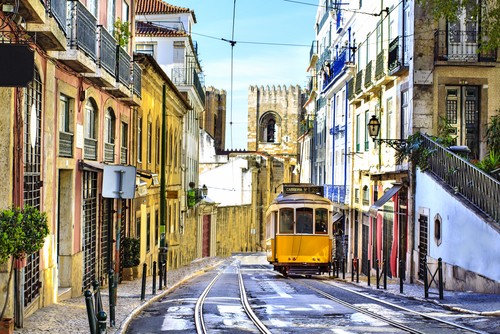 Tranvía en Lisboa