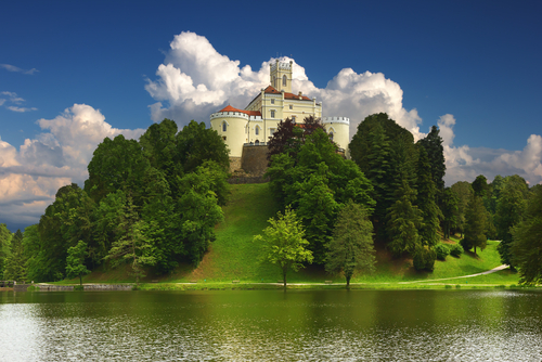 Croacia en fotos, castillo de Trakoskan