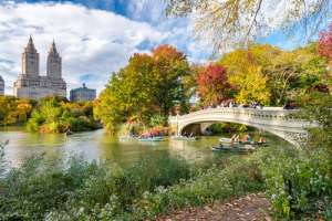 BowBridge en Central Park en Nueva York
