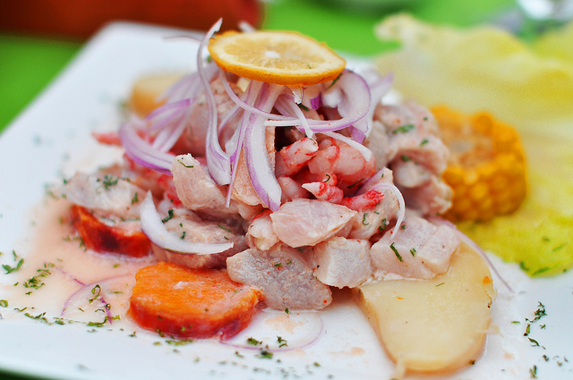 comer ceviche en Madrid