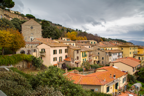 Cortona en la Toscana