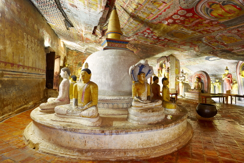 Cueva de Dambulla en Sri Lanka