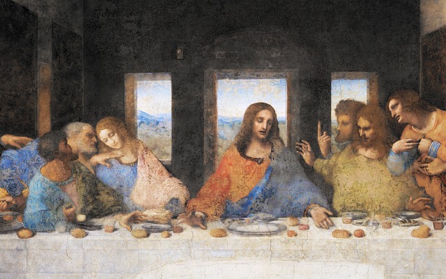 Detalle de "La última cena"