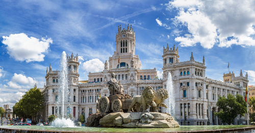 Fuente de la Cibeles en Madrid