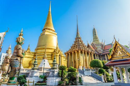 Gran Palacio deBangkok ejemplo de lujo asiático