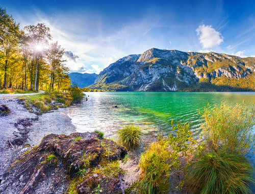 Lago Bohing, uno de los sitios que ver en Eslovenia