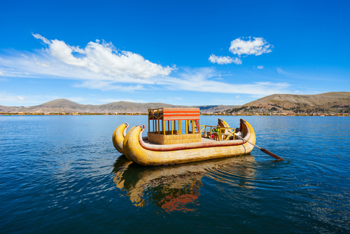Lago Titicaca en Sudamérica