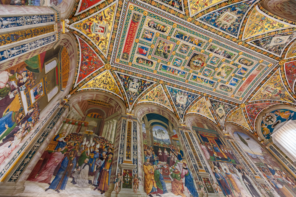 Techos de la librería Piccolomini