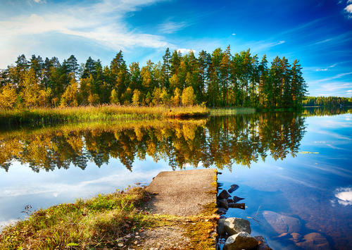 Región de los Mil Lagos en Finlandia