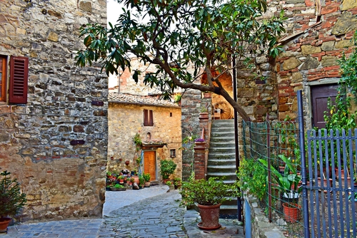 Montefioralle, uno delos rincones de la Toscana más bonitos