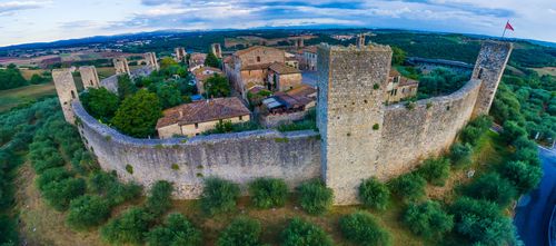 Monteriggioni, uno de los rincones de la Toscana más bonitos
