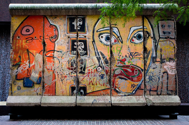 Fragmento del muro de Berlín en Nueva York
