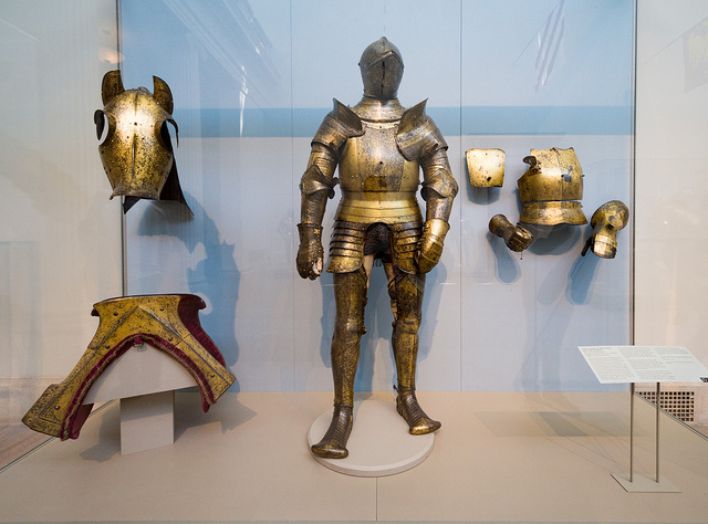 Armaduras en el Museo de Arte Metropolitano