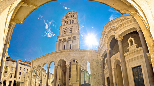 Croacia en fotos, Palacio de Diocleciano en Split