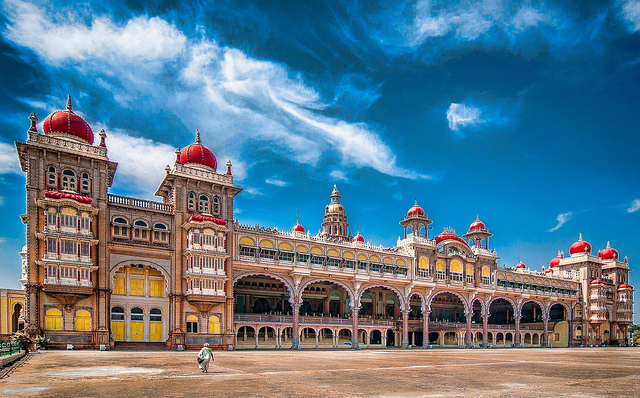 Palacio de Mysore en la India