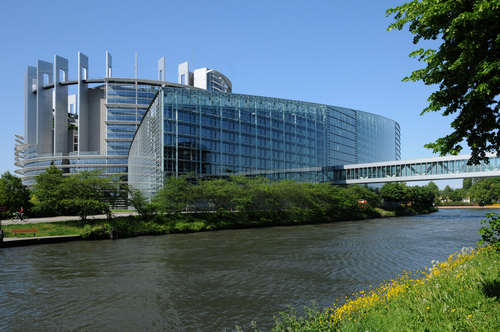 Parlamento Europeo uno de los rincones de Estrasburgo