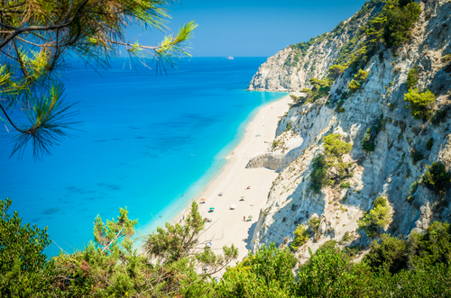 Lefkada en las islas griegas