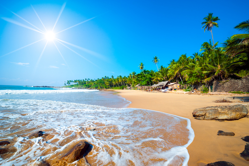Playa de Sri lanka