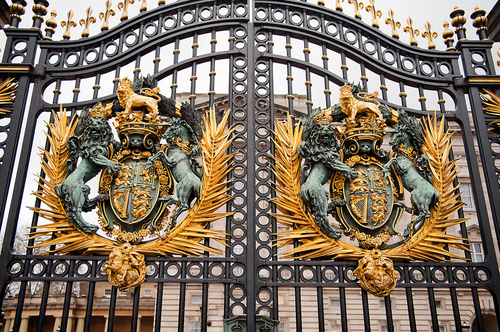 Entrada del palacio de Buckingham