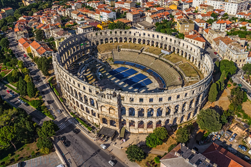 Anfiteatro de Pula en Croacia