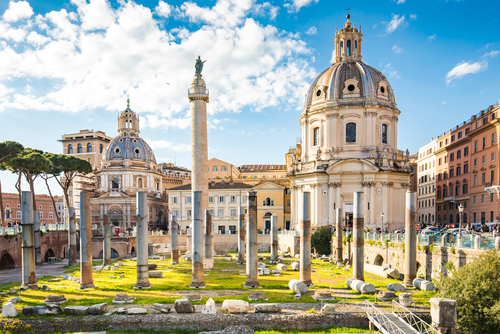 Foro de Trajano en Roma